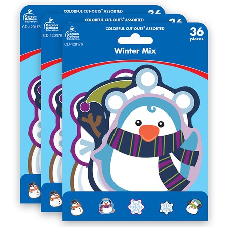 Winter Mix Cut-Outs, PK108